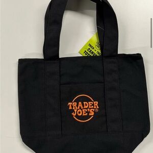 NWT Trader Joe’s black mini tote
